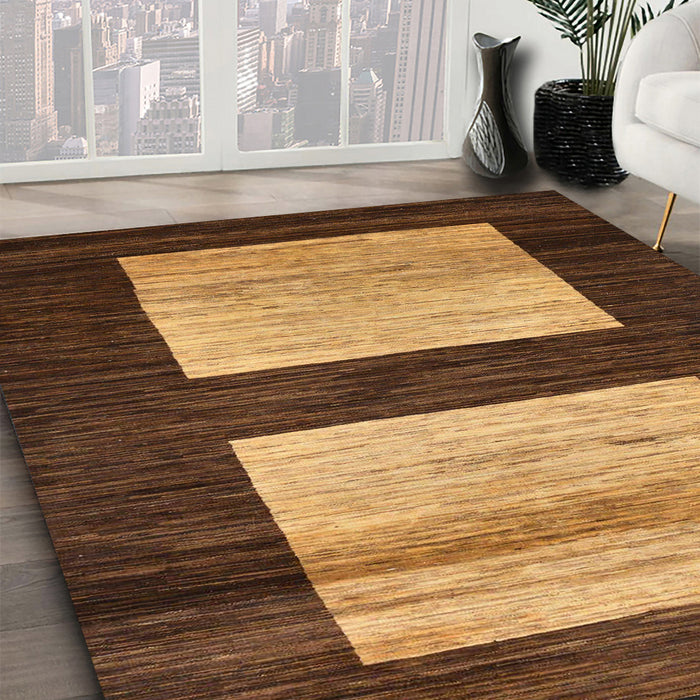 Machine Washable Abstract Night Red Rug in a Family Room, wshabs16