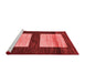 Modern Red Washable Rugs