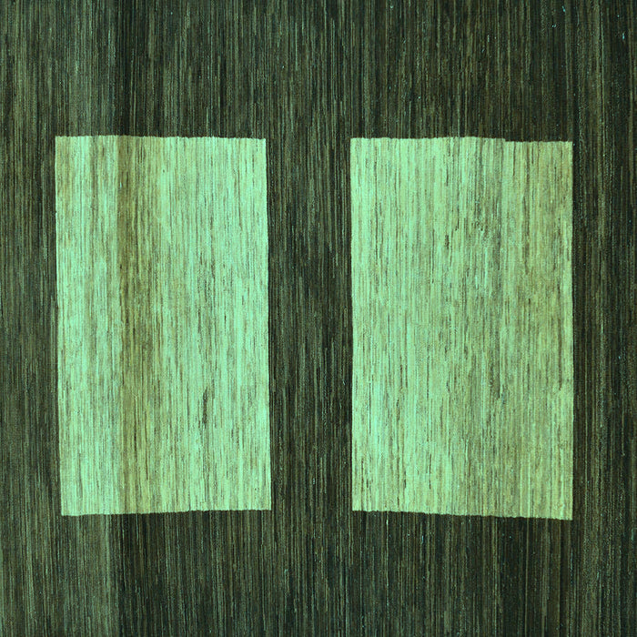 Square Oriental Turquoise Modern Rug, abs16turq