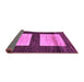 Sideview of Oriental Purple Modern Rug, abs16pur