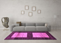 Machine Washable Oriental Purple Modern Rug, wshabs16pur