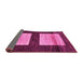 Sideview of Oriental Pink Modern Rug, abs16pnk