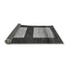 Sideview of Oriental Gray Modern Rug, abs16gry