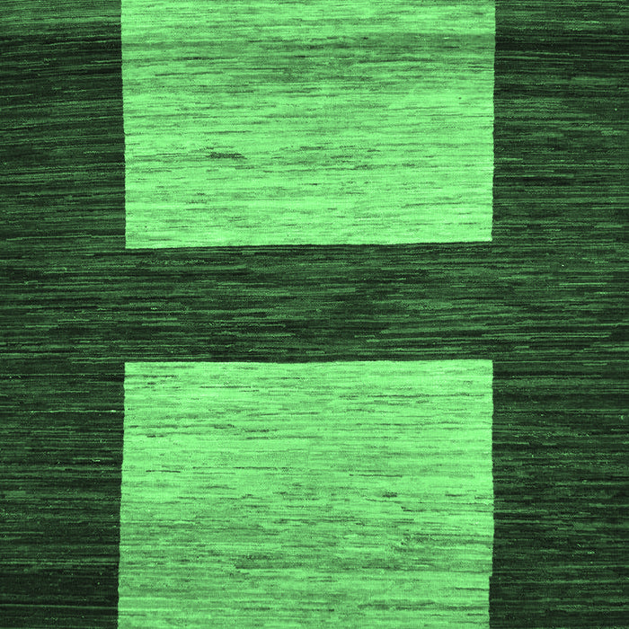 Machine Washable Oriental Emerald Green Modern Area Rugs, wshabs16emgrn