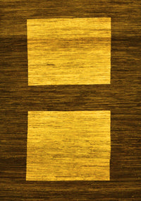 Oriental Yellow Modern Rug, abs16yw