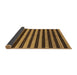 Sideview of Abstract Bakers Brown Modern Rug, abs1700