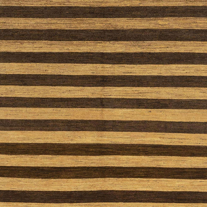 Machine Washable Abstract Bakers Brown Rug, wshabs1700