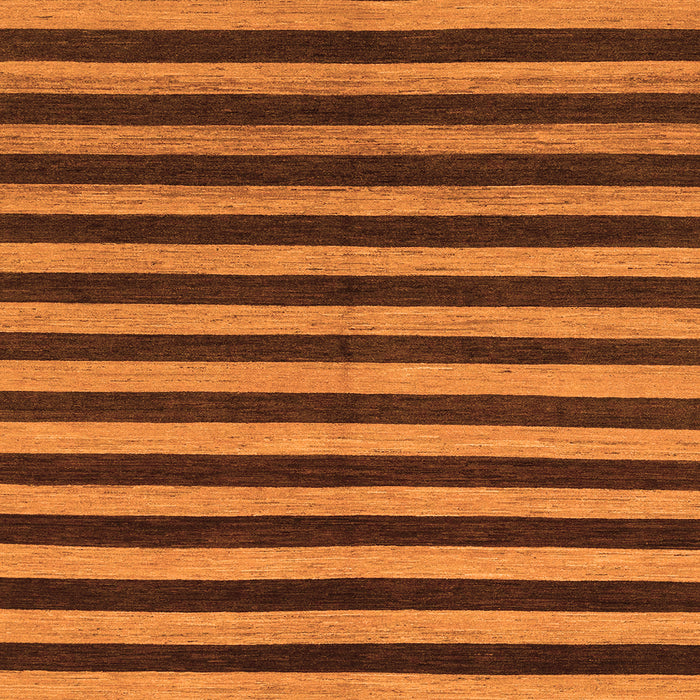 Square Machine Washable Abstract Orange Modern Area Rugs, wshabs1700org