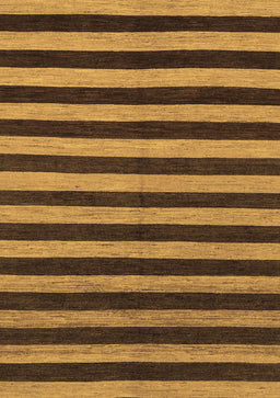 Abstract Brown Modern Rug, abs1700brn