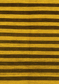 Abstract Yellow Modern Rug, abs1700yw