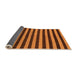 Sideview of Abstract Orange Modern Rug, abs1700org