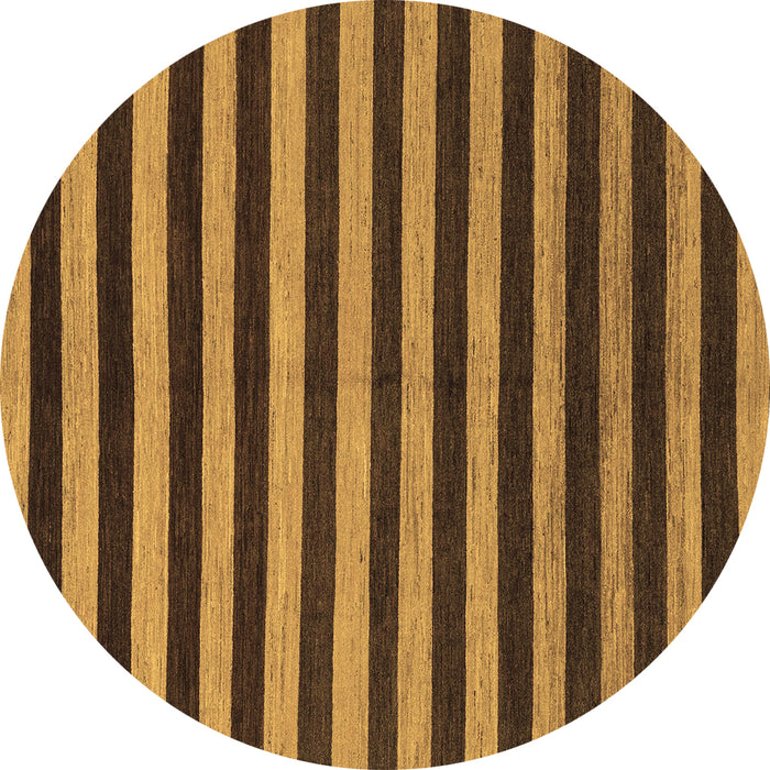Round Machine Washable Abstract Brown Modern Rug, wshabs1700brn
