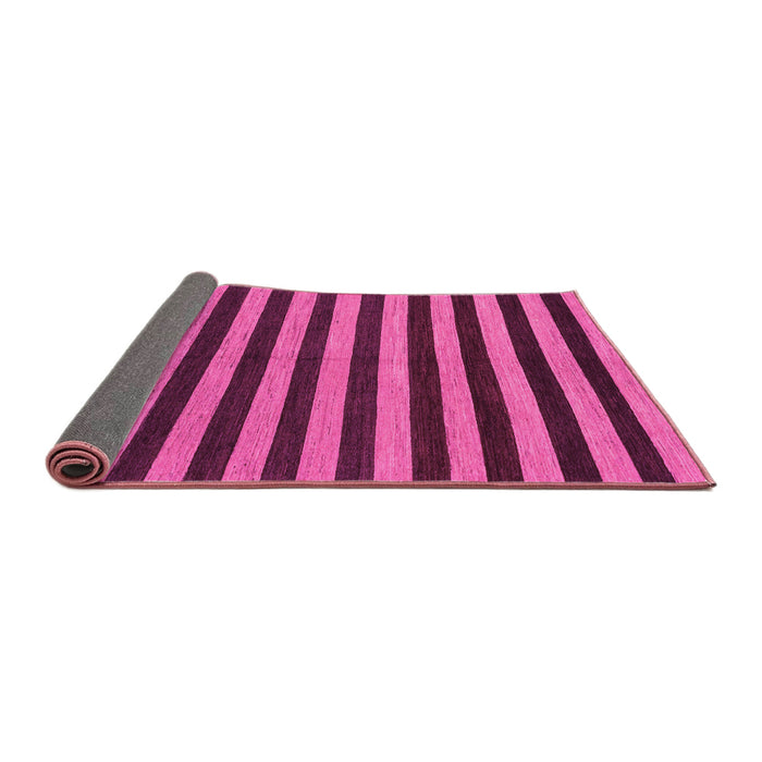 Sideview of Abstract Pink Modern Rug, abs1700pnk