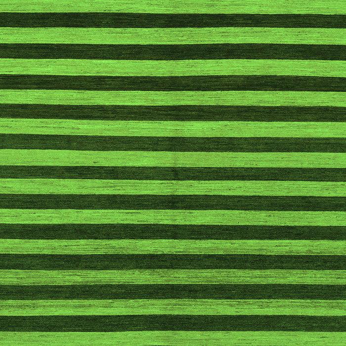 Square Machine Washable Abstract Green Modern Area Rugs, wshabs1700grn