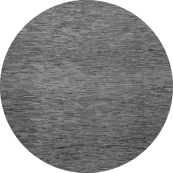 Round Abstract Gray Modern Rug, abs1701gry