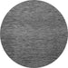 Round Abstract Gray Modern Rug, abs1701gry