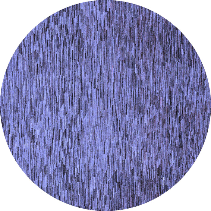 Round Machine Washable Abstract Blue Modern Rug, wshabs1701blu