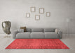 Modern Red Washable Rugs