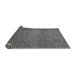 Sideview of Abstract Gray Modern Rug, abs1701gry