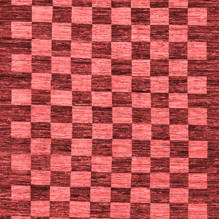 Checkered Red Modern Area Rugs