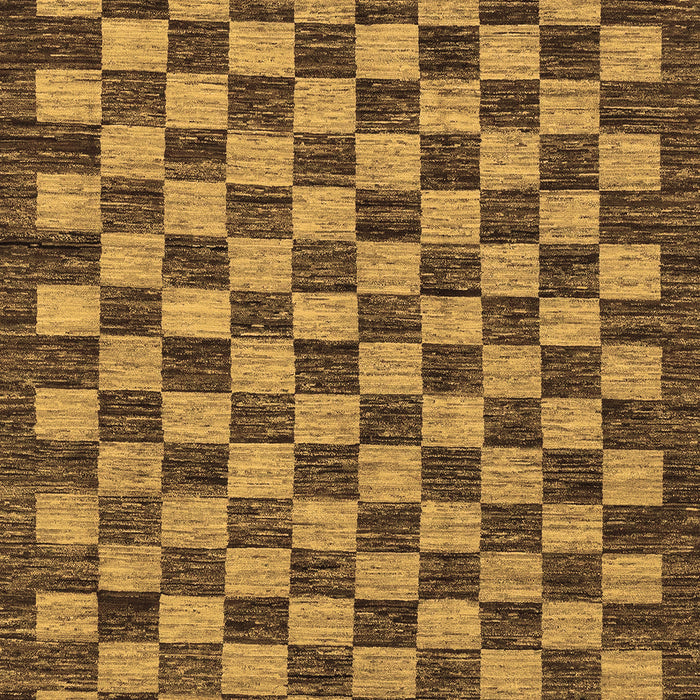 Checkered Brown Modern Rug, abs1702brn