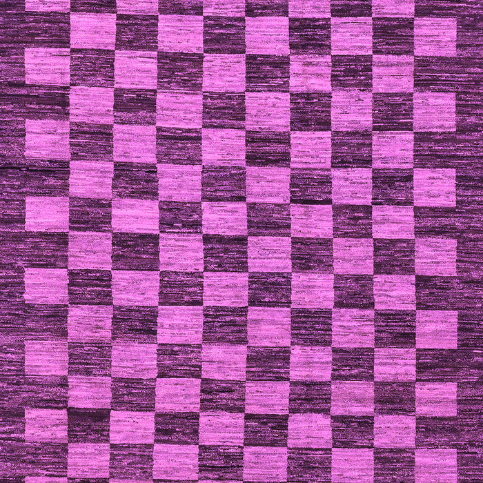 Machine Washable Checkered Purple Modern Area Rugs, wshabs1702pur