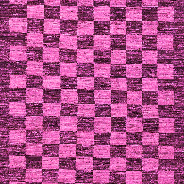 Checkered Pink Modern Rug, abs1702pnk