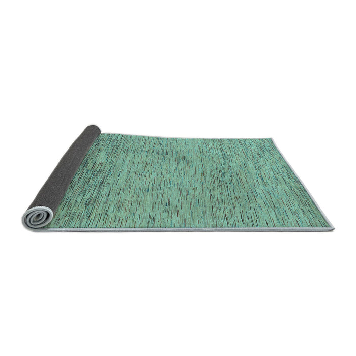 Sideview of Abstract Light Blue Modern Rug, abs1703lblu