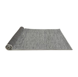 Sideview of Abstract Gray Modern Rug, abs1703gry