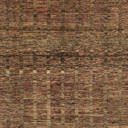 Square Abstract Red Modern Rug, abs1704