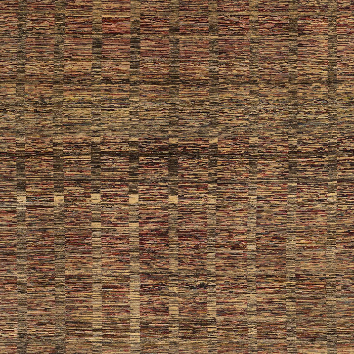 Square Machine Washable Abstract Night Red Rug, wshabs1704