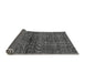 Sideview of Abstract Gray Modern Rug, abs1704gry