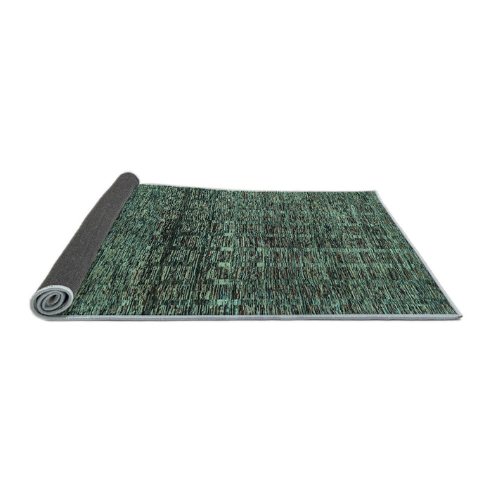 Sideview of Abstract Light Blue Modern Rug, abs1704lblu