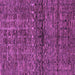 Square Machine Washable Abstract Purple Modern Area Rugs, wshabs1704pur