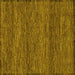 Square Abstract Yellow Modern Rug, abs1705yw