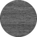 Round Abstract Gray Modern Rug, abs1705gry