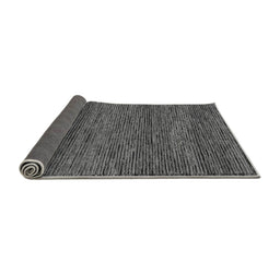 Sideview of Abstract Gray Modern Rug, abs1705gry