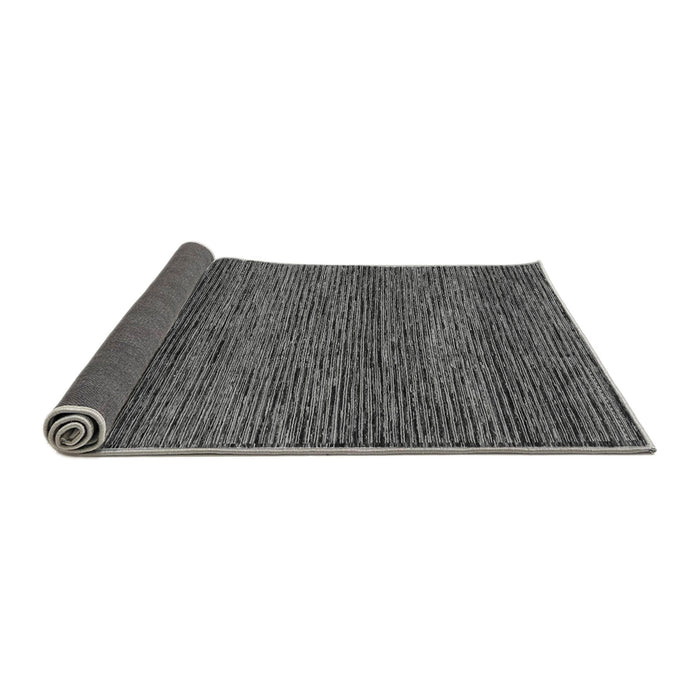 Sideview of Abstract Gray Modern Rug, abs1705gry