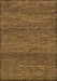 Abstract Brown Modern Rug, abs1705brn