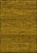 Abstract Yellow Modern Rug, abs1705yw