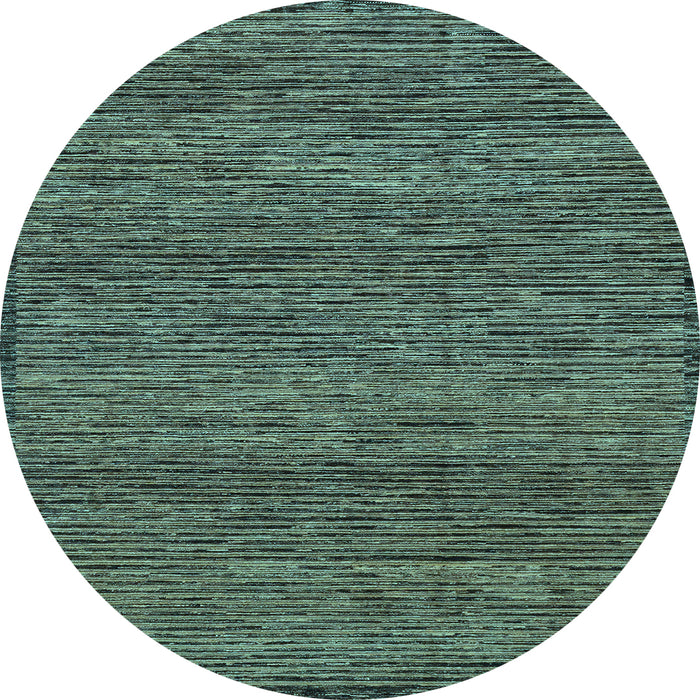 Round Machine Washable Abstract Light Blue Modern Rug, wshabs1705lblu