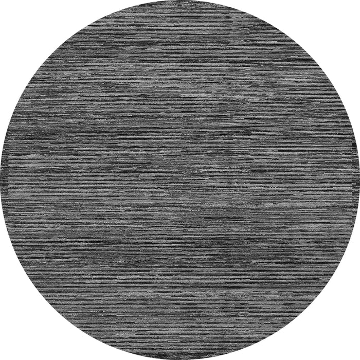 Round Machine Washable Abstract Gray Modern Rug, wshabs1705gry