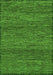 Machine Washable Abstract Green Modern Area Rugs, wshabs1705grn