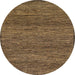 Round Machine Washable Abstract Bakers Brown Rug, wshabs1705