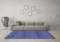 Machine Washable Abstract Blue Modern Rug, wshabs1705blu