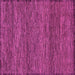 Square Machine Washable Abstract Pink Modern Rug, wshabs1705pnk