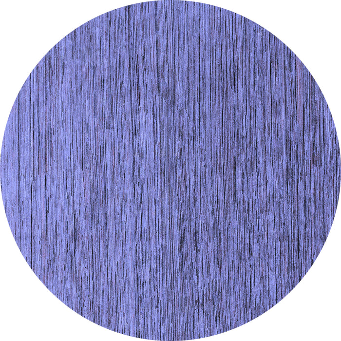 Round Machine Washable Abstract Blue Modern Rug, wshabs1706blu