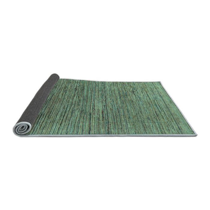 Sideview of Abstract Light Blue Modern Rug, abs1706lblu