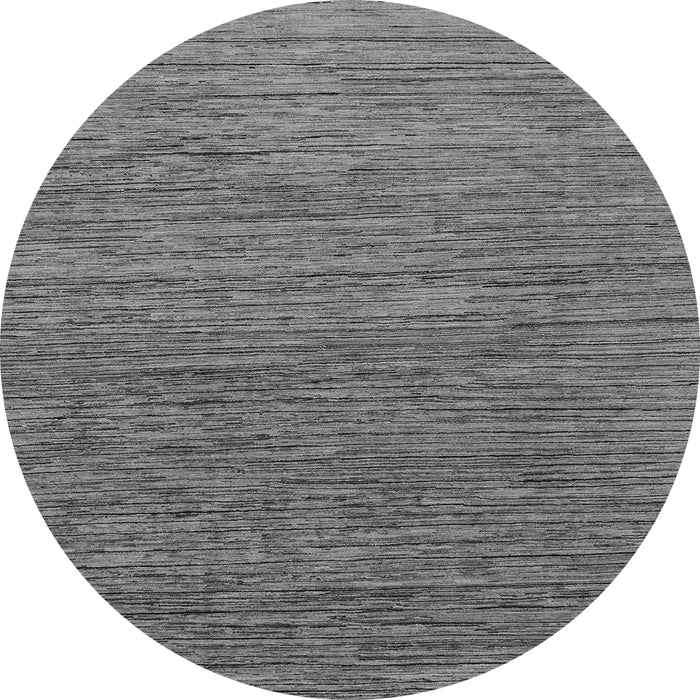 Round Abstract Gray Modern Rug, abs1706gry