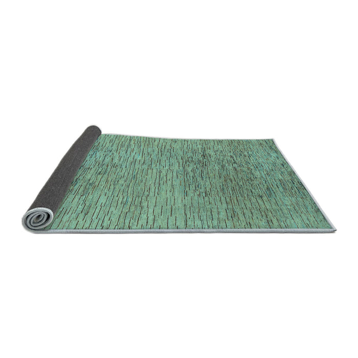 Sideview of Abstract Light Blue Modern Rug, abs1707lblu